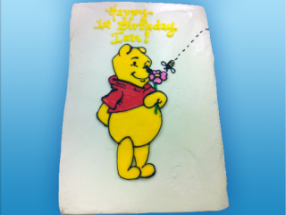 CLASSIC DISNEY WINNIE THE POOH PIGLET EYORE TIGGER FLOWER AND BUMBLE BEE CUSTOM CHARACTER KIDS BIRTHDAY CAKE IN CHICAGO
