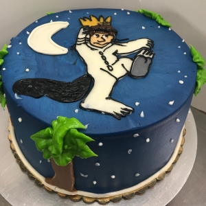 MAX WHERE THE WILD THINGS ARE CHILDRENS BOOK KIDS CUSTOM CHARACTER BIRTHDAY CAKE IN CHICAGO