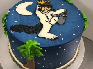 MAX WHERE THE WILD THINGS ARE CHILDRENS BOOK KIDS CUSTOM CHARACTER BIRTHDAY CAKE IN CHICAGO