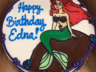 ARIEL THE LITTLE MERMAID DISNEY PRINCESS GIRLY KIDS CUSTOM CHARACTER BIRTHDAY PARTY CAKE IN CHICAGO