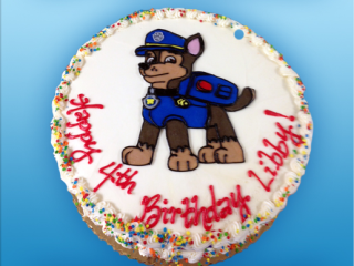 PAW PATROL CHASE CUSTOM CHARACTER KIDS TV SHOW BIRTHDAY CAKE IN CHICAGO