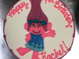 TROLLS POPPY SINGING DISNEY DREAMWORKS KIDS CUSTOM BIRTHDAY PARTY CHARACTER CAKE IN CHICAGO