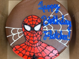 MARVEL SPIDERMAN CUSTOM KIDS CHARCTER BIRTHDAY CAKE CHICAGO
