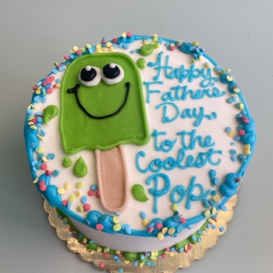 POP POPSICLE PUN DAD JOKE FUNNY FATHERS DAY DAD BIRTHDAY CUTE HOLIDAY CAKE IN CHCIAGO ILLINOIS