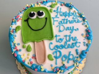 POP POPSICLE PUN DAD JOKE FUNNY FATHERS DAY DAD BIRTHDAY CUTE HOLIDAY CAKE IN CHCIAGO ILLINOIS