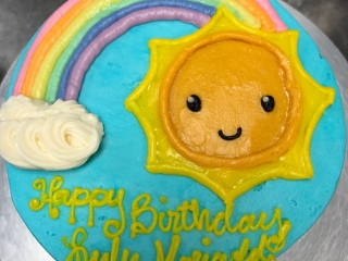 SUN AND RAINBOW CUTE PRIDE KIDS ADULT PARTY BIRTHDAY CAKES IN CHICAGO