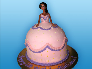 BARBIE DRESS 3D CAKE IN CHICAGO