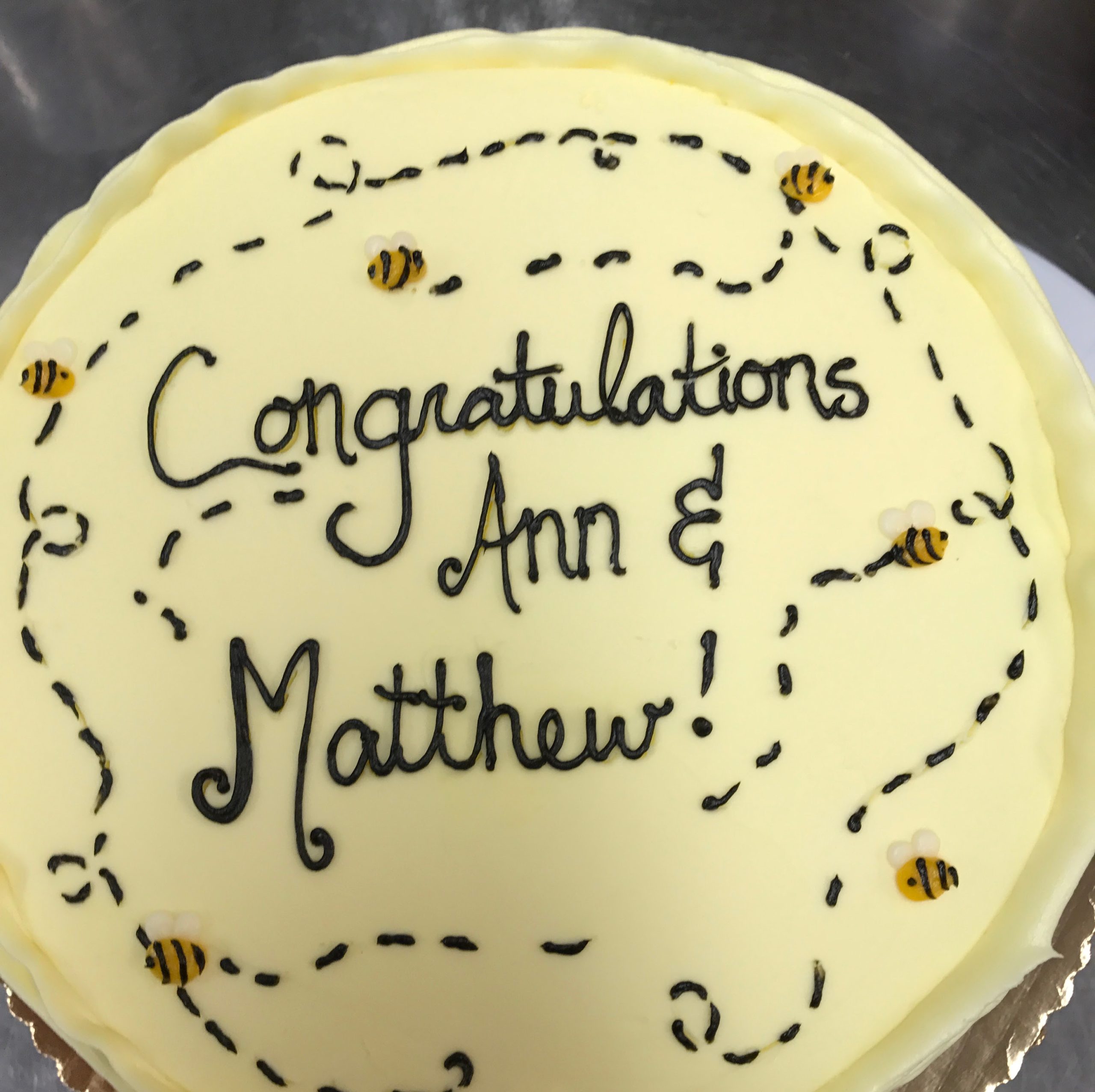 SAVE THE BEES BUZZ CUSTOM CAKE FOR ENGAGEMENT, KIDS AND ADULTS BIRTHDAYS, ANNIVERSARY, AND BABY SHOWER CELEBRATION PARTY CUSTOM CAKE IN CHICAGO