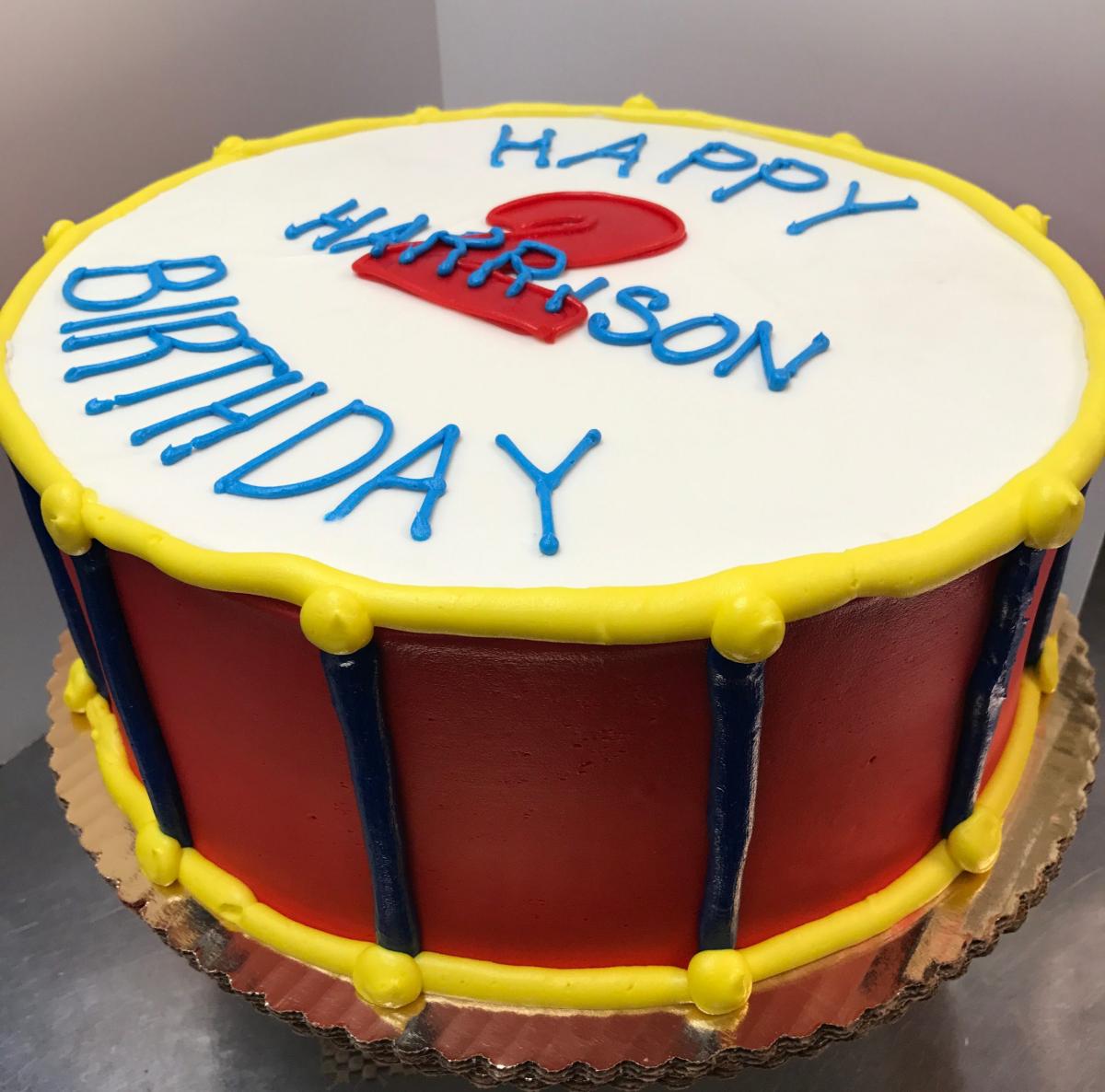 PassioNate Cakes : Snare Drum Cake